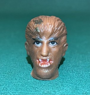 Vintage Universal Monsters Werewolf Pencil Topper 1960s 70s Pencilstein RARE