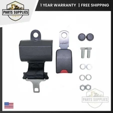 2 in x 45.5 in Black Nylon Retractable Seat Belt Kit Fits KM Uni Pro Seat