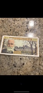 1955 Banque de France 500 Francs w/ Victor Hugo