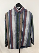 Vintage 90's Ralph Lauren Men's Multi-Color Striped Long Sleeve Button Shirt