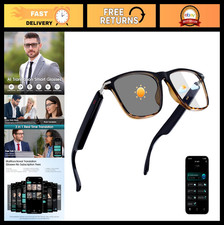 Smart AI Glasses for Men  Women, Photochromic Translation, 165 Languages, Touc