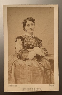 Cdv Schauspielerin Marie Royer Französische Komödie von Bondonneau in Paris