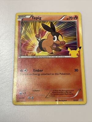 tepig mcdonalds pokemon card 2021 Pokémon McDonald's Collection 13/25 CGC 8.5 NM/Mint+ – Oblivion Collectibles Fire Fire Tepig Holo 13/25 Pokémon Card