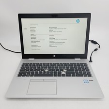 HP Probook 650 G4 Core i5-7200U 2.5GHz 8GB RAM No HDD 15.6"   Boot to Bios