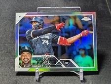 Eloy Jimenez Base Refractor 2023 Topps Chrome Baseball Card 34 Chicago White Sox