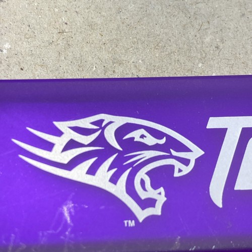 VINTAGE Towson University Tigers Picture Frame - Purple Lucite Y2K Aesthetic 5x7 - Picture 4 of 9