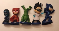 PJ Masks Figure Lot of 5 Playset Toys Catboy Romeo Gekko