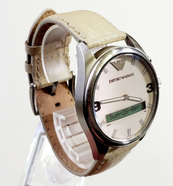 digital watch armani