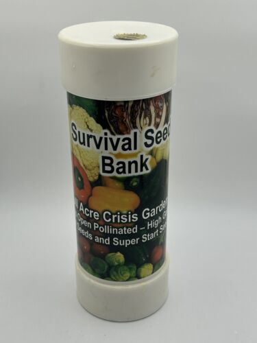 Survival Heirloom Seed Bank Full Acre Crisis Garden Open Pollinated Emergency