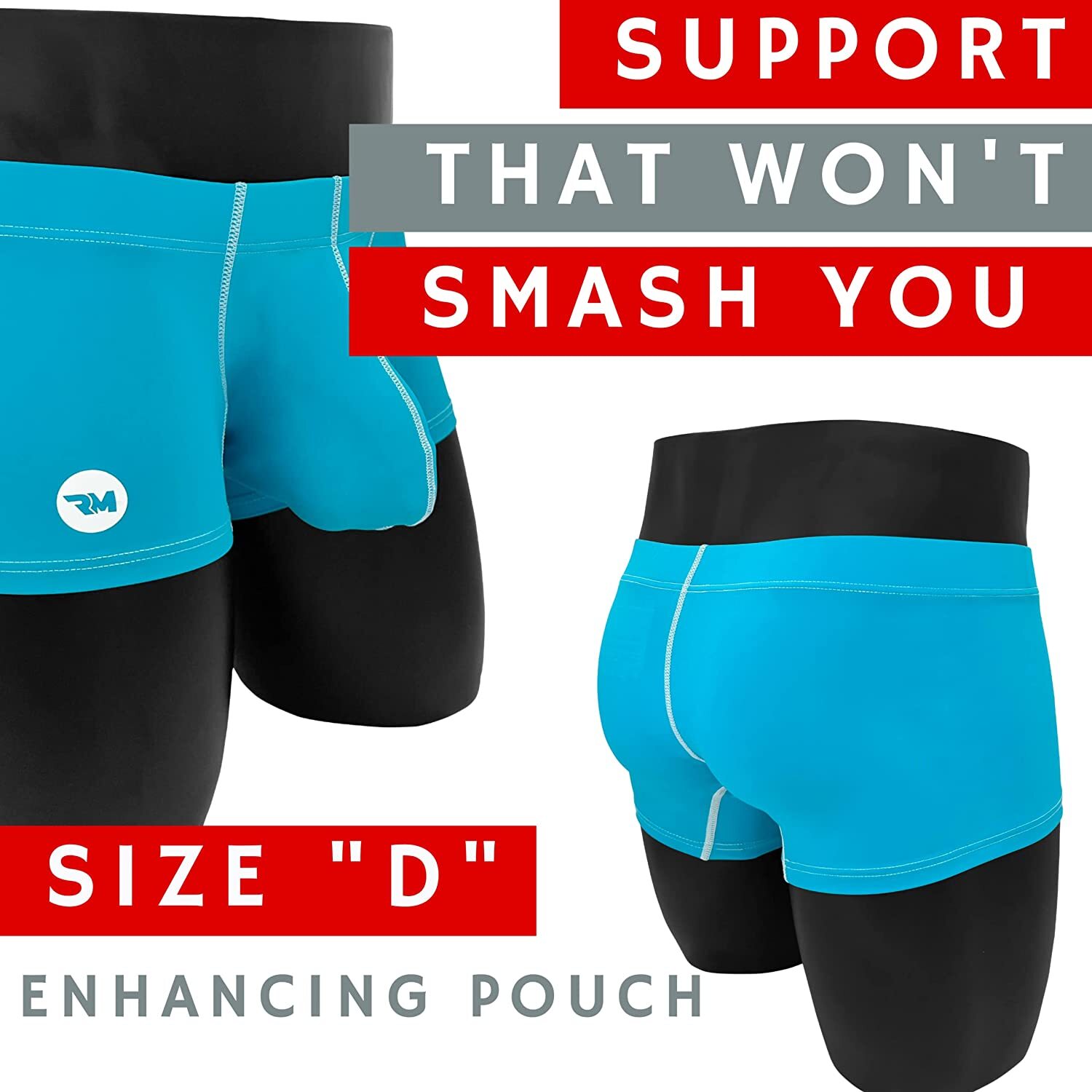Bulge Enhancing Pouch Underwear for Men 4 Ice Silk Mens Boxer Briefs