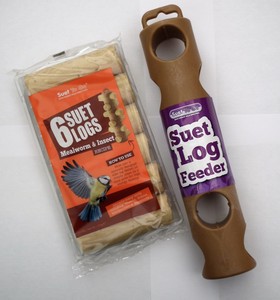 Suet Log Feeder With 6 Suet Logs 5025709101617 Ebay