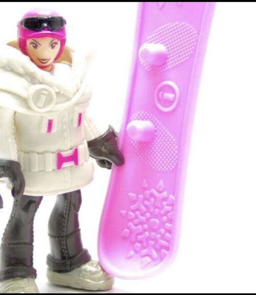 Imaginext Series 4 Snowboarder Girl Figure Fisher Price New Sealed