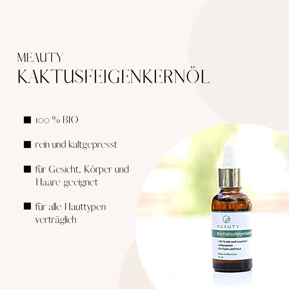 Kaktusfeigenkernöl bio rein kaltgepresst - Bild 4 von 4