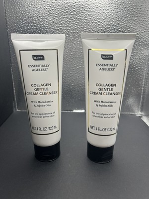 B-Pure Essentially Ageless Collagen Gentle Cream Cleanser 4oz. Each (2 Pack)