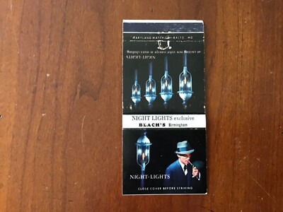 VTG , BLACH'S Men s Store & Night- Lights Clothes Birmingham,AL