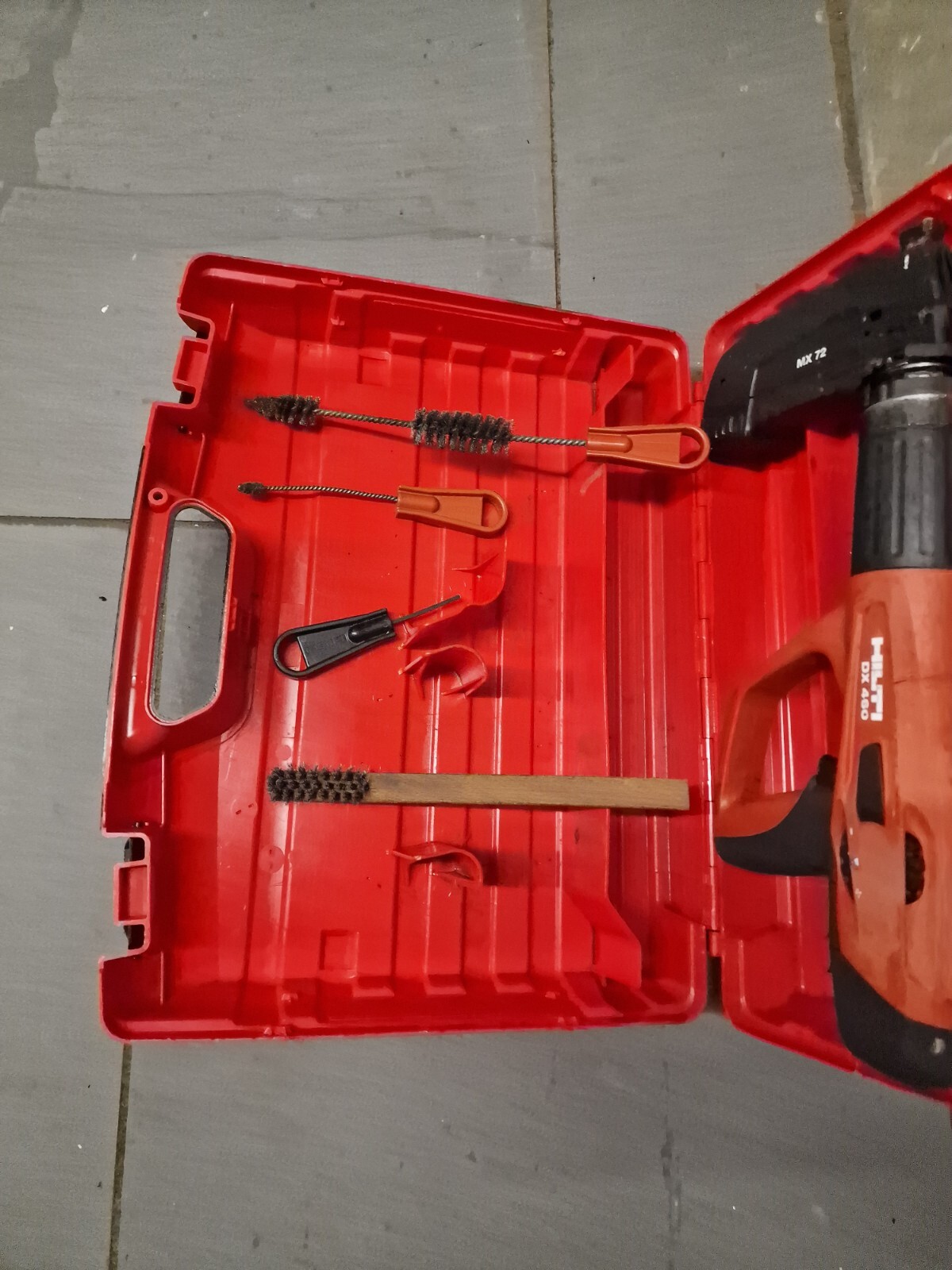 Hilti DX460 Powder Actuated Nail Gun.with MX 72 Magazine eBay
