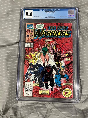 Marvel The New Warriors #1 CGC 9.6 7/90 first appearance of night thrasher