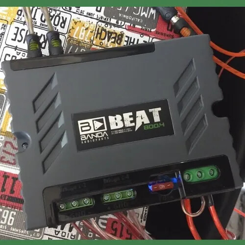 Banda Beat 800.4 - 1 Ohms Amplifier 800 Watts Rms 4 Channels Free 