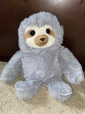 Sloth Gray plush soft stuffed animal BURTON  BURTON EUC