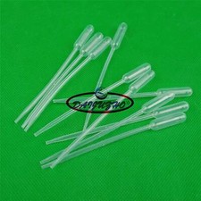 100pcs Disposable Transfer Pipettes 0.2/0.5/1/2/5/10ml Graduated Dropper