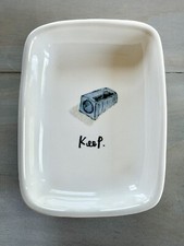 Rae Dunn Keep Trinket Dish Tray Office Supplies Artisan Collection By Magenta