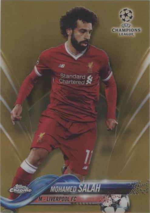 2017-18 Topps Chrome UCL Mohamed Salah #24 for sale | eBay