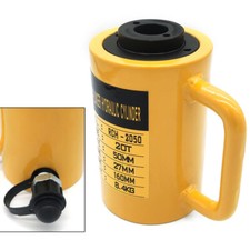 20 Ton Manual Oil Pump Hydraulic Cylinder Lifter 2" Ram Stroke Hollow Cylinder!!