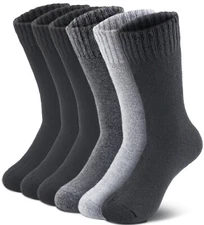3 Pairs Womens Winter Warm Thermal Lambs Wool Merino Heavy Duty Boot Socks 9-11
