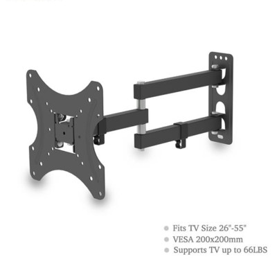 26-55'' Adjustable TV Wall Mount Bracket Rotatable TV Stand Full Motion TMX200 US