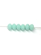 Mint Alabaster 6 pcs Genuine Swarovski  Crystal 5040 Briolette Beads 8 mm -