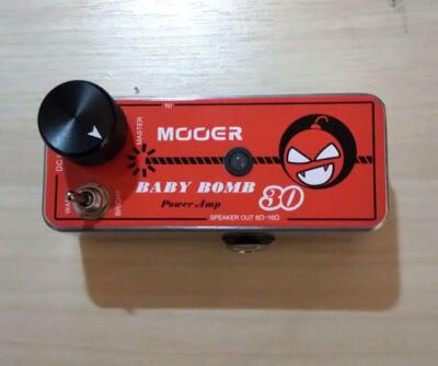 MOOER BABY BOMB 30 Guitar Effect Pedal 30 Watt Digital Power Amplifier Mini Size