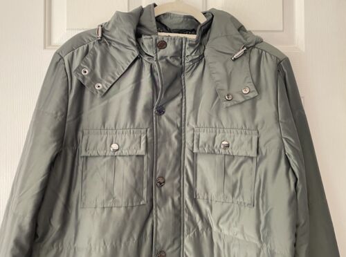 BUDUTURRY Men's size L Windbreaker Full Zip LINED green Hong Kong hooddi Jacket - 第 3/23 張圖片