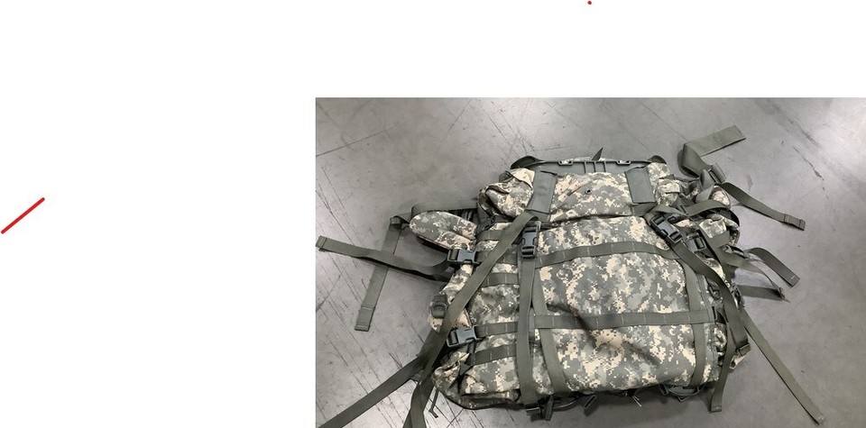 US Military ACU MOLLE LARGE RUCKSACK BACKPACK - COMPLETE SET UP - ARMY ...