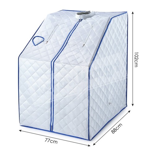 Portable Steam Sauna Kit W/Chair+Remote Control Skin Body Spa Home1000W Steamer - Picture 6 of 12