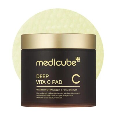 MEDICUBE Deep Vita C Pad Gesichtsreiniger Tücher Aufhellung # UK VERSAND #
