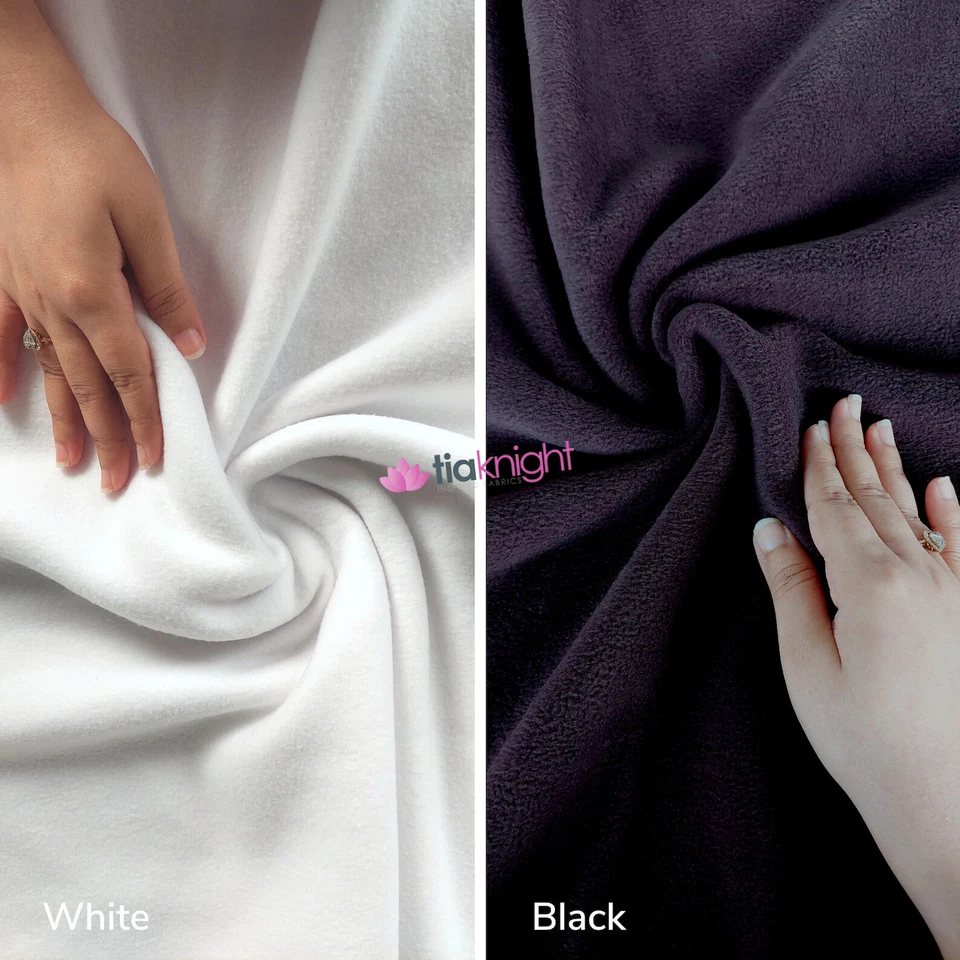 Polar Fleece Anti Pill Soft Washable Blanket Throw Fabric- Solid Plain Colours - Image 4 of 4