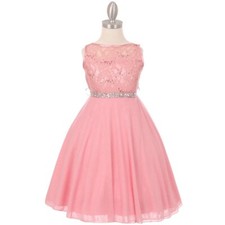 PINK Size 10 Flower Girl Dress Formal Bridesmaid Birthday Party Recital