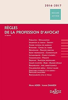 Règles de la profession davocat 2016/2017 - 15e éd... | Buch | Zustand sehr gut