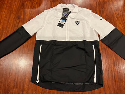 Nike Men's Las Vegas Raiders Sideline Coaches Half Zip