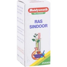 Baidyanath Ras Sindoor (2.5g) Indicated to boost immunity and improve strength,