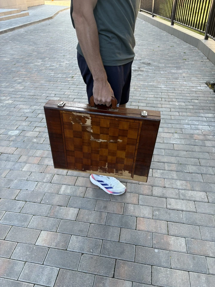 USSR Soviet Vintage Wooden Chess Set . Rare. - Image 2 of 4