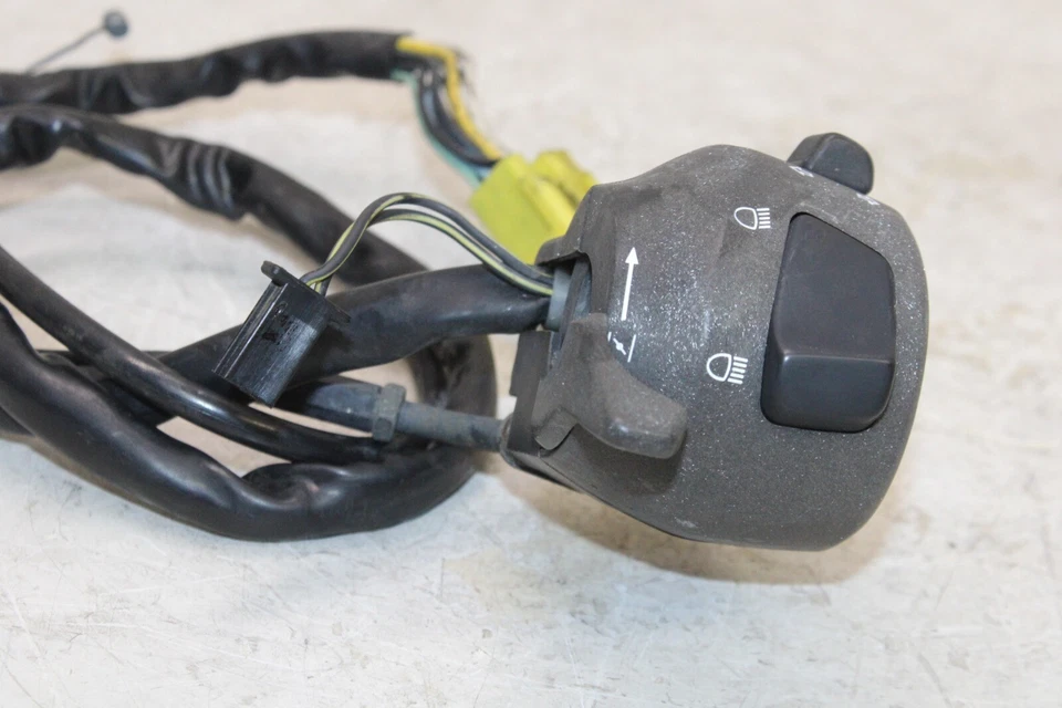 97-98 SUZUKI GSXR600 OEM LEFT CLIP ON HANDLE HORN SIGNALS SWITCH SWITCHES - Image 3 of 4