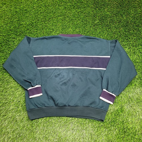 Vintage CD Christian-Dior Ringer Sweatshirt Large 23x22 Boxy Baggy - Picture 2 of 16