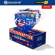 Holiday Pattern Disposable (50-PCS) Face Mask Assorted 3-Ply Adult Mouth Cover