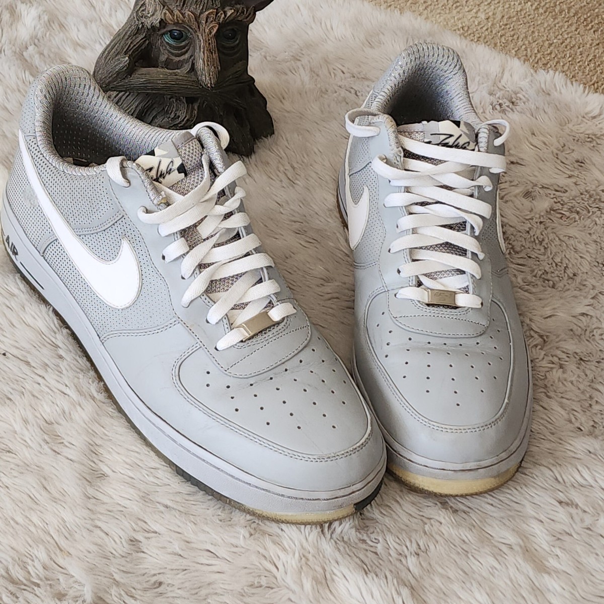 DUNE REAL LONDON 特集号　no6 Nike x Futura Air Force 1 Low 2009 Matte Silver Men's Size