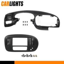 Fit For 1997-2003 Ford F150 Expedition Dash Pad Dashboard + Dash Radio Bezel