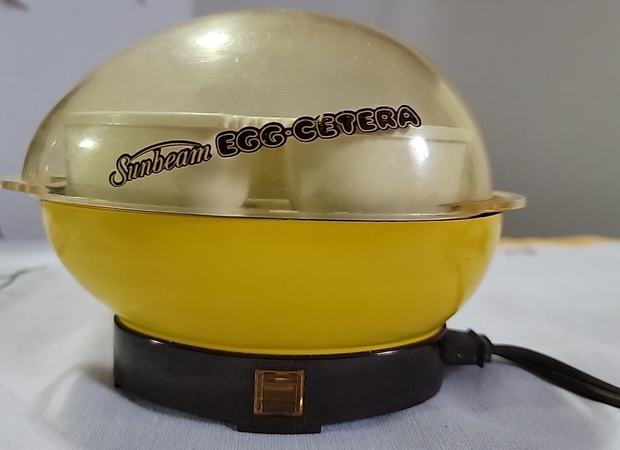 Sunbeam Egg Cetera Poacher Cooker for 2 Eggs Hard Boiled Eggs eBay