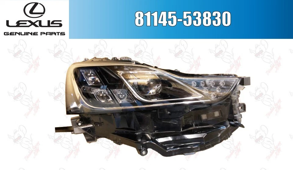 Lexus OEM left headlight headlamp late trinocular triple LED 81145 