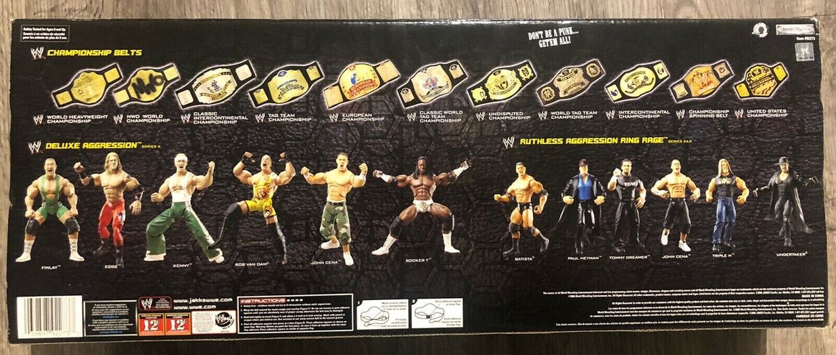 WWE Jakks Hardcore Championship Belt w/ Edge & Mick Foley WWE Jakks Hardcore Championship Belt w/ Edge & Mick Foley