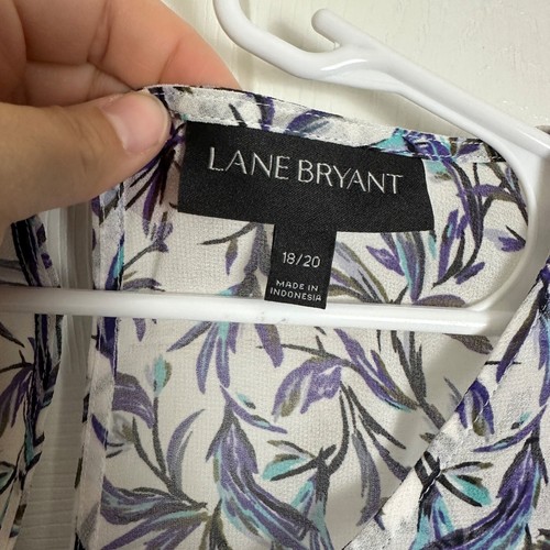 Lane Bryant geblümte Bluse mit Fledermausärmeln Damengröße 18/20 - Bild 5 von 7